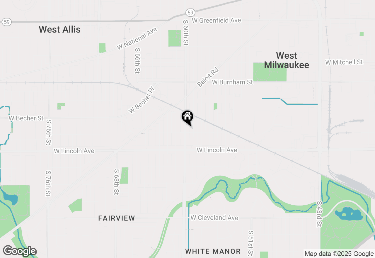Map of 2180 S 60th St, West Allis, WI 53219