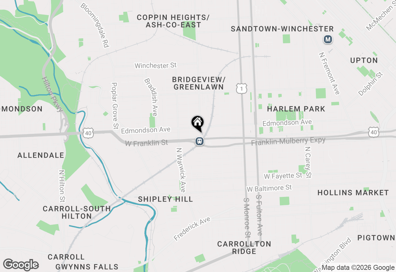 Map of 2313 Lauretta Avenue, Baltimore, MD 21223