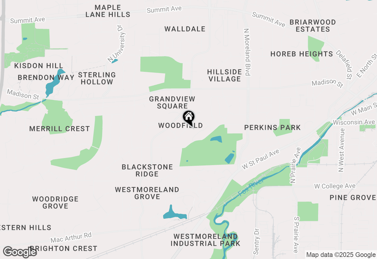 Map of 2111 Yvonne St, Waukesha, WI 53188