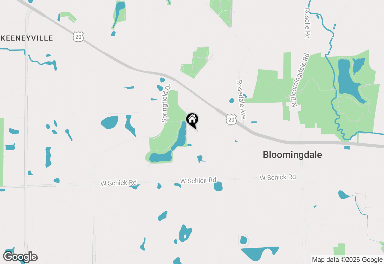 Map of 207 Ashley Way, Bloomingdale, IL 60108