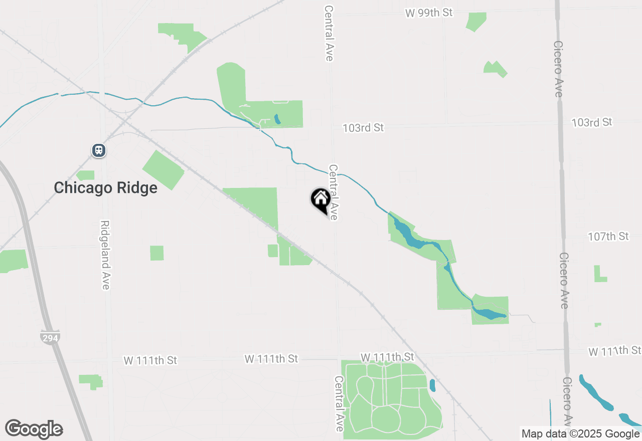 Map of 10622 Parkside Avenue #103, Chicago Ridge, IL 60415
