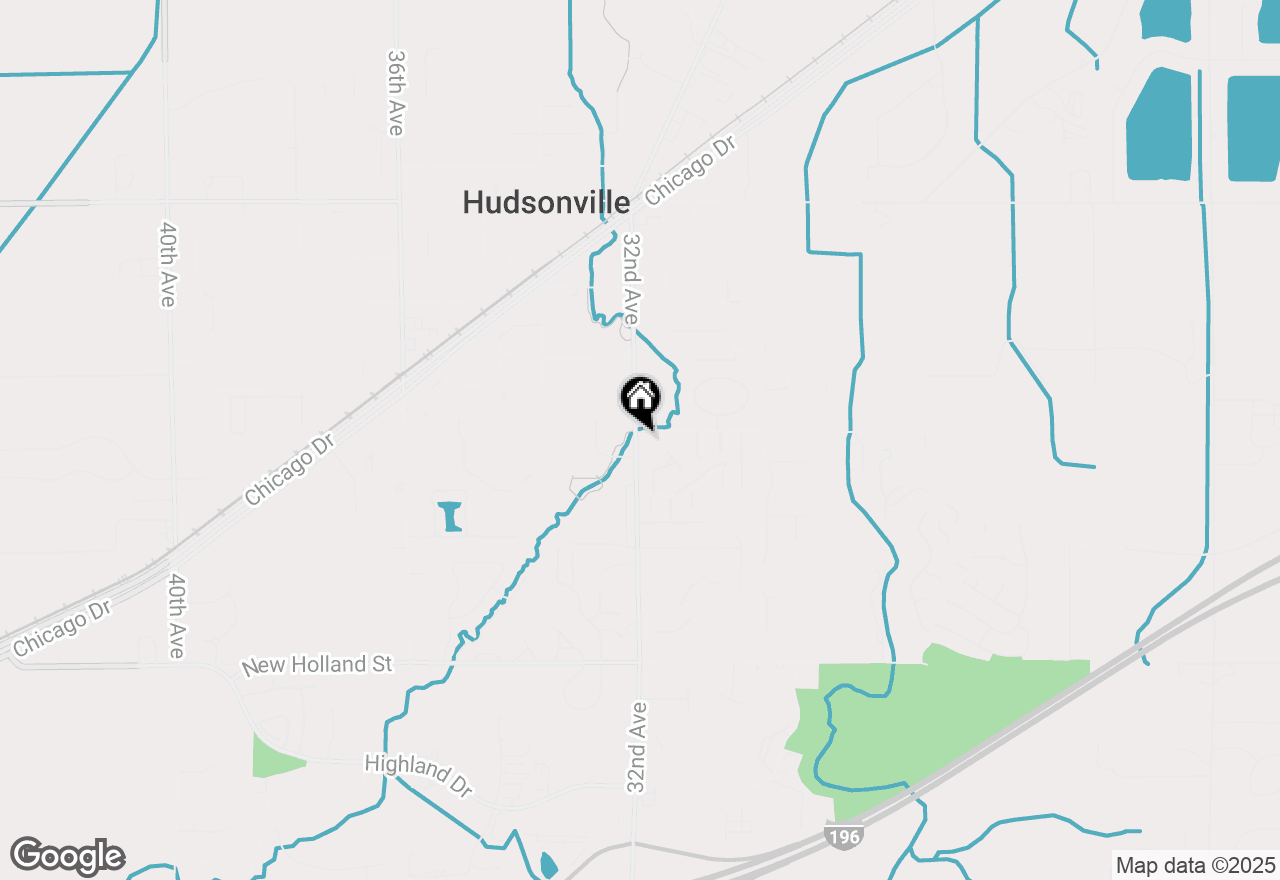 Map of 3198 Barry Court, Hudsonville, MI 49426