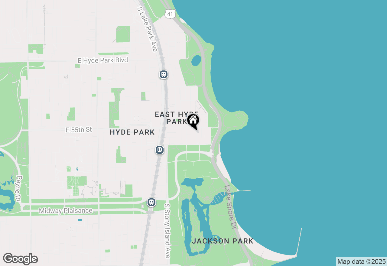 Map of 5522 S Everett Avenue #3S, Chicago, IL 60637