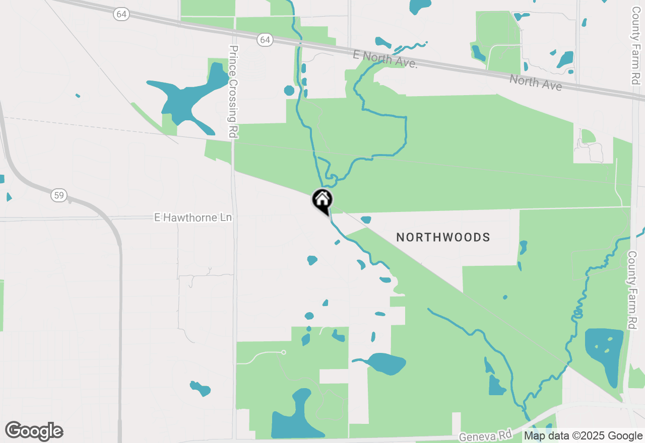 Map of 1N761 Indian Knoll Road, West Chicago, IL 60185