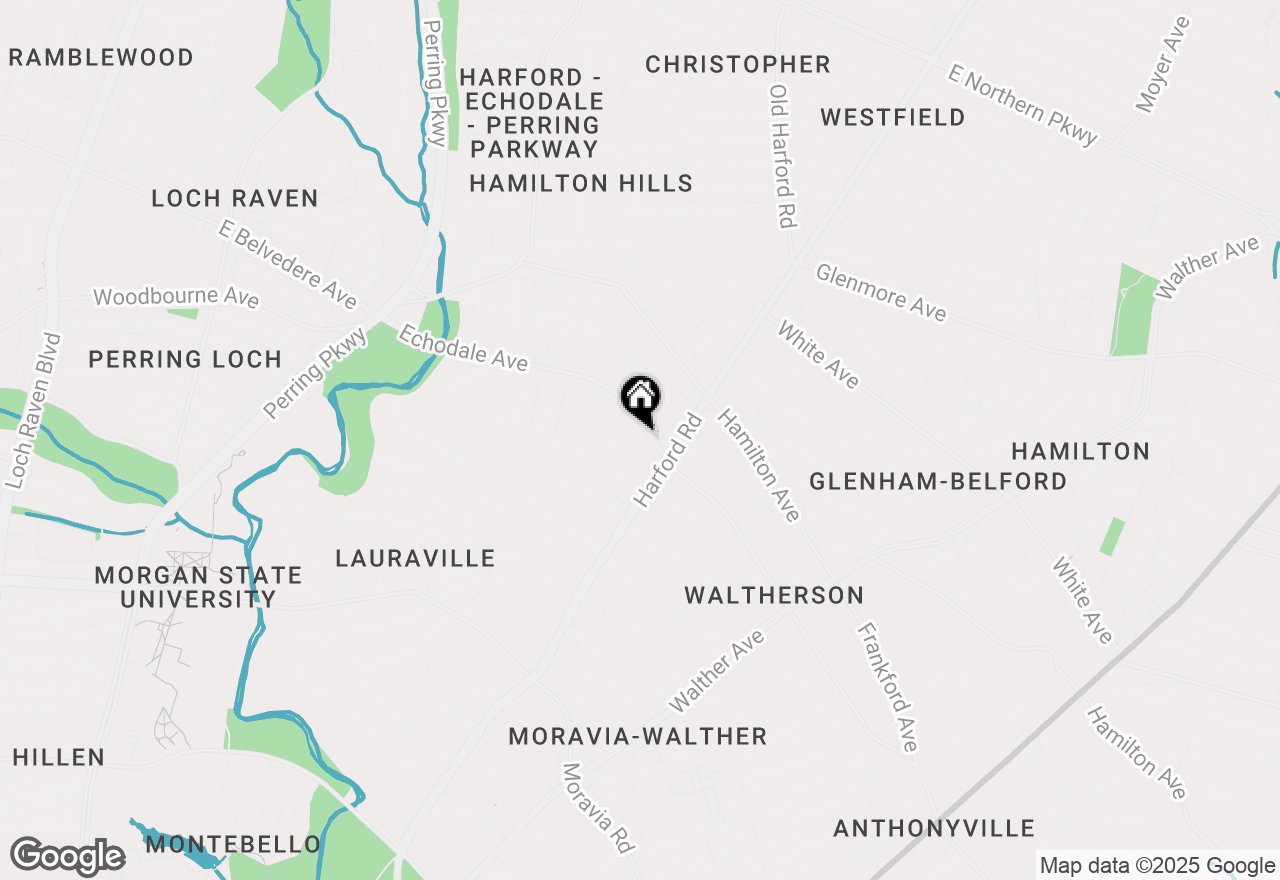 Map of 2905 Echodale Avenue, Baltimore, MD 21214