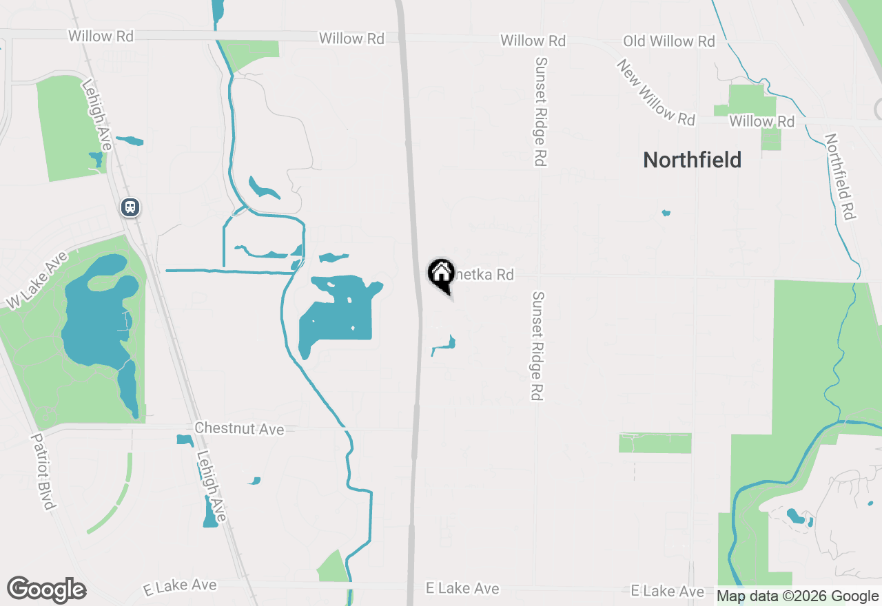 Map of 1571 Winnetka Road, Glenview, IL 60025