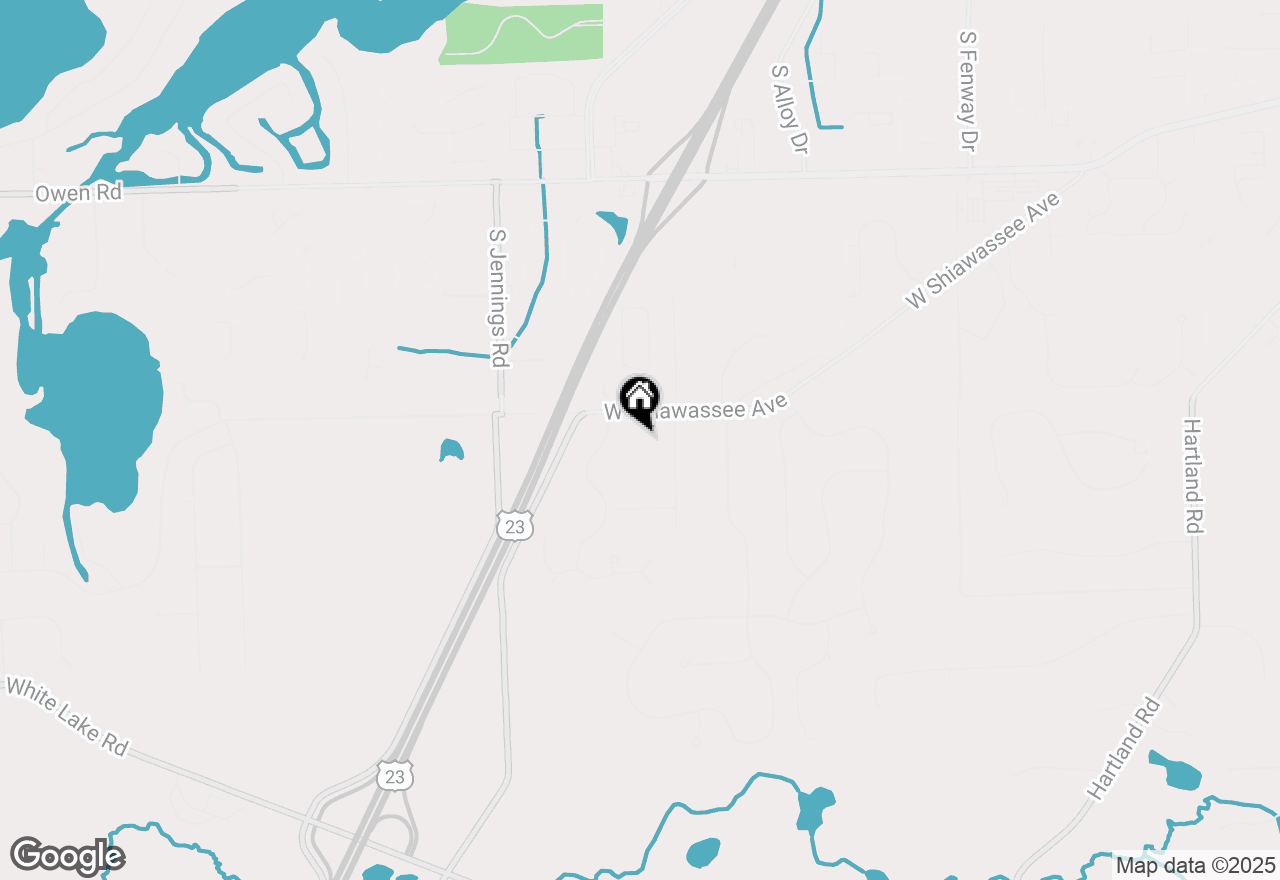 Map of 3427 W Shiawassee, Tyrone Twp, MI 48430