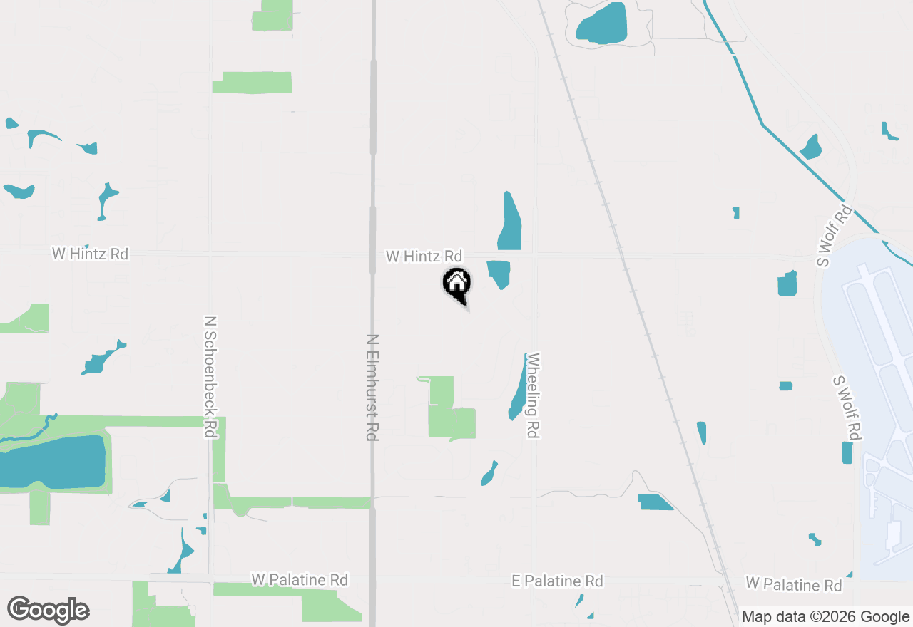 Map of 940 Tanglewood Drive, Wheeling, IL 60090