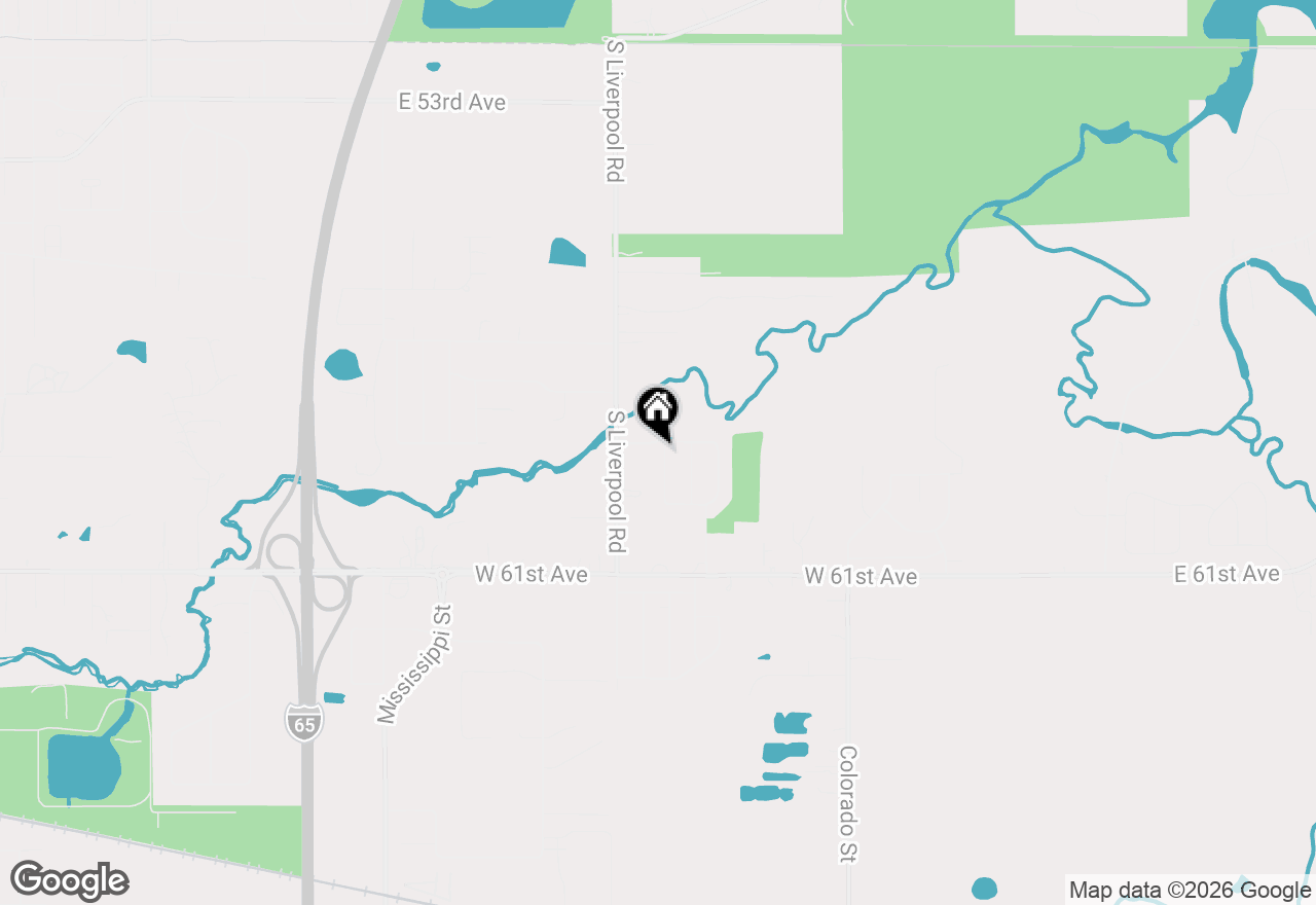 Map of 1606 Brookview Court, Hobart, IN 46342