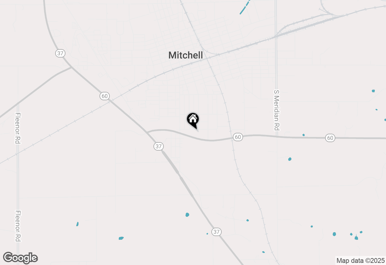 Map of 714 W Curry St, Mitchell, IN 47446