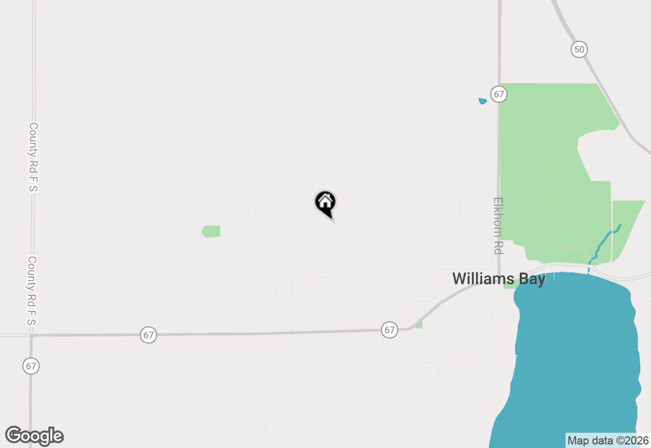 Map of 403 Fair Oaks Dr, Williams Bay, WI 53191