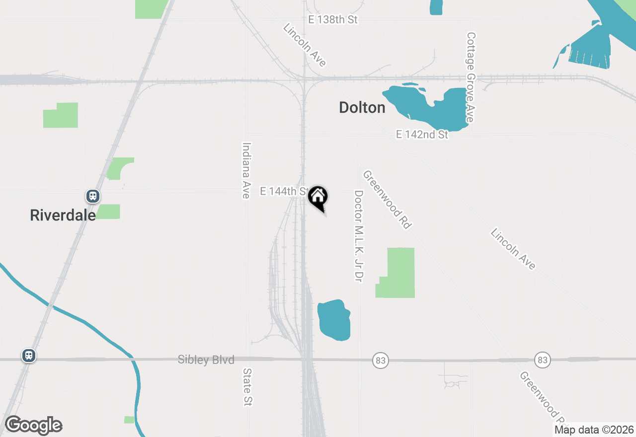 Map of 14446 Park Avenue, Dolton, IL 60419