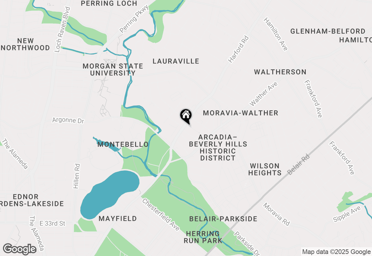 Map of 4331 Harford Road #2, Baltimore, MD 21214