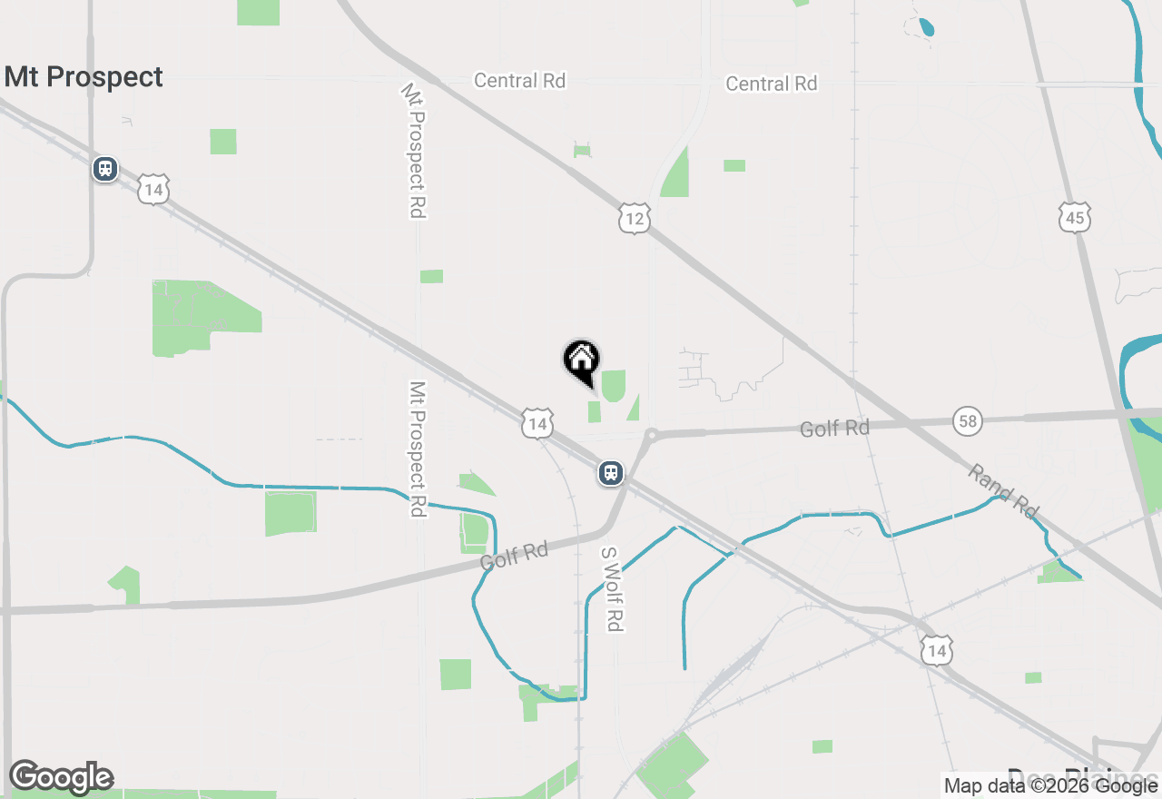 Map of 155 Cornell Avenue, Des Plaines, IL 60016