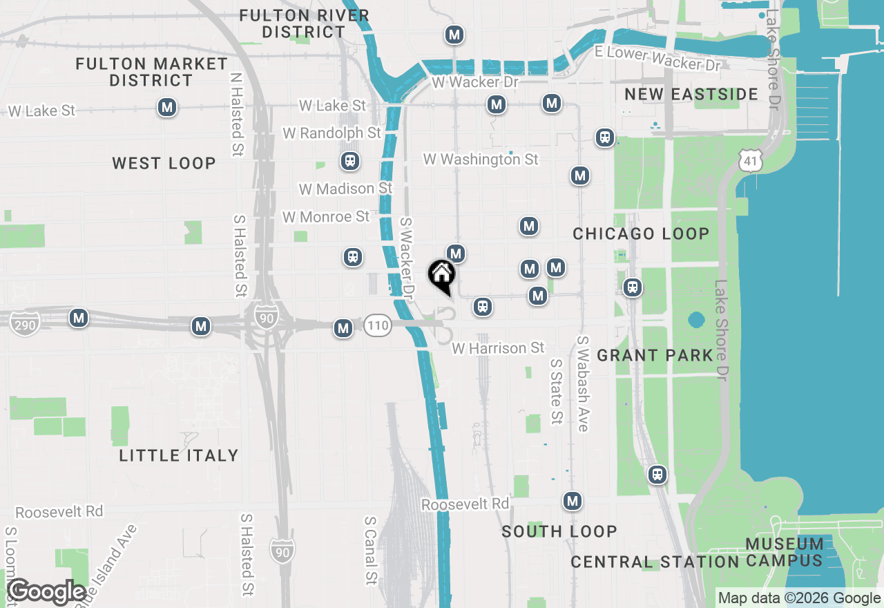 Map of 235 W Van Buren Street #4004, Chicago, IL 60607