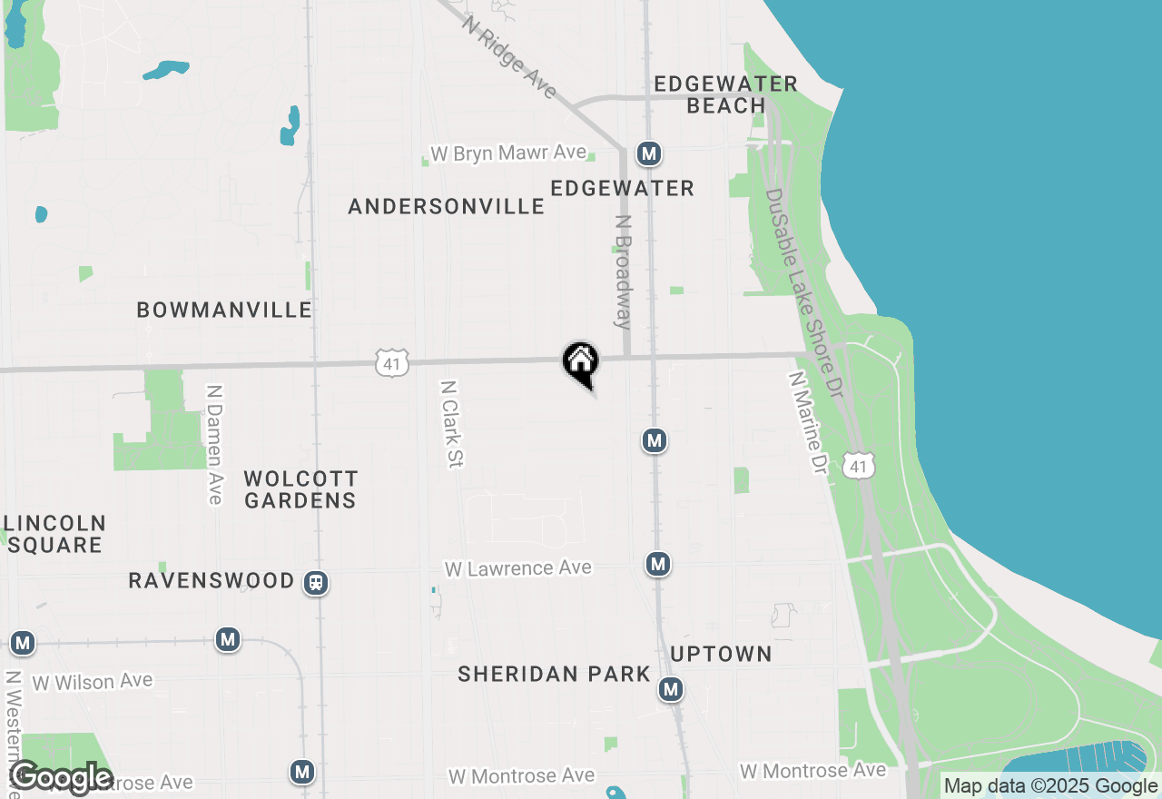 Map of 1252 W Carmen Avenue, Chicago, IL 60640