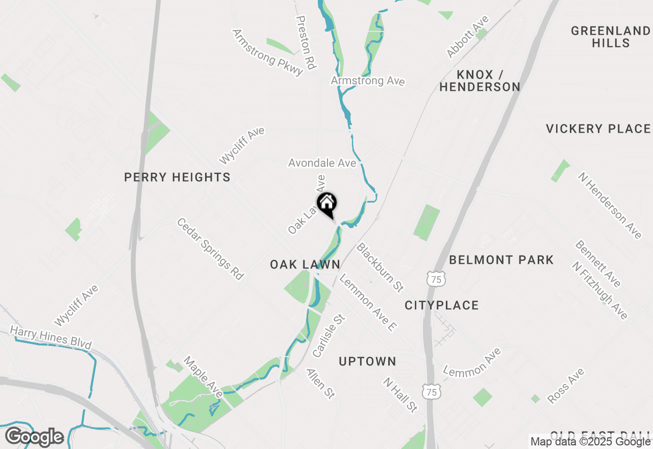 Map of 3701 Turtle Creek Boulevard #4H, Dallas, TX 75219