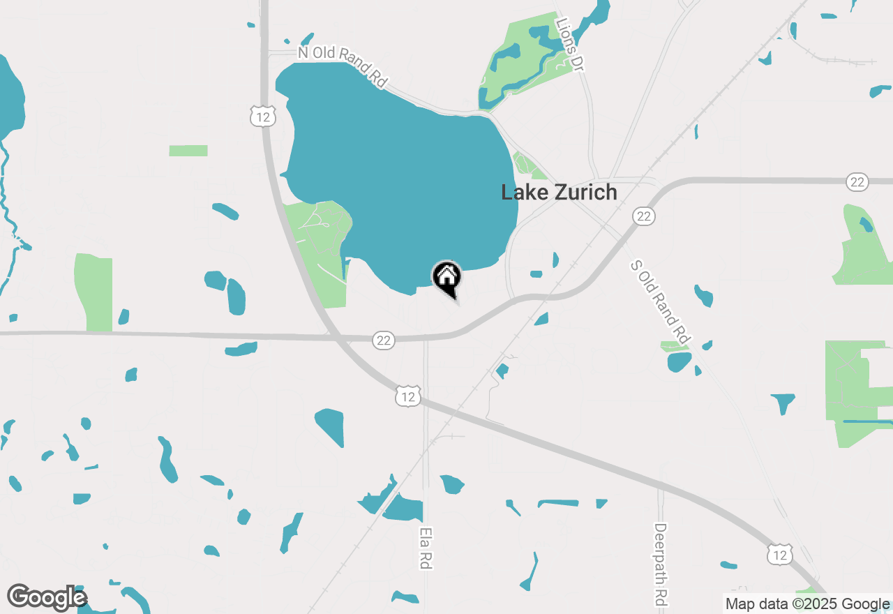 Map of 40 Mischa Court #100, Lake Zurich, IL 60047