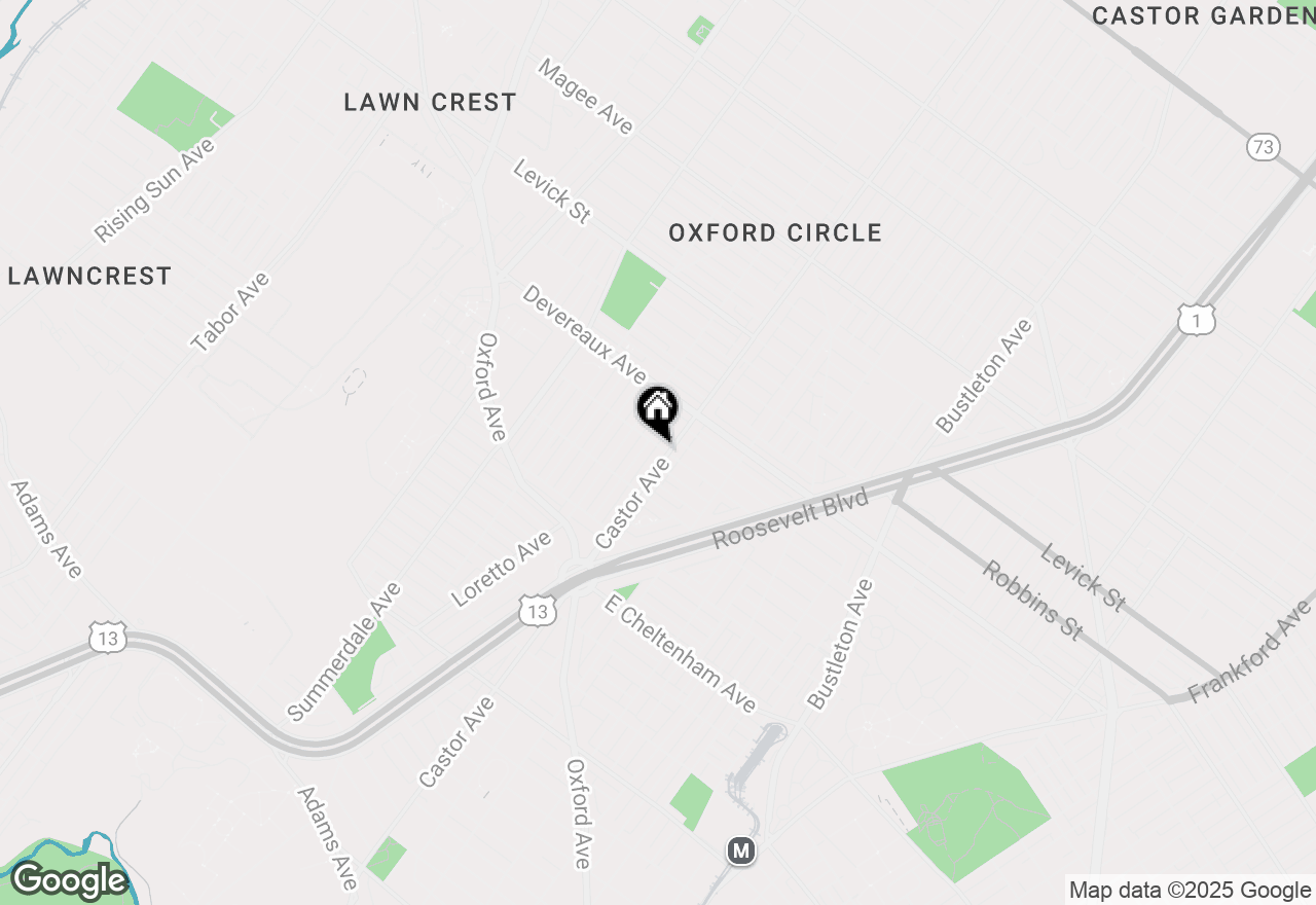 Map of 6058 Castor Avenue, Philadelphia, PA 19149