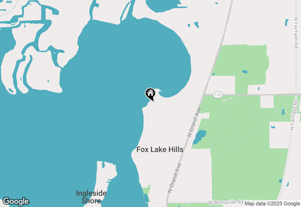 Map of 25660 W Columbia Bay Drive, Lake Villa, IL 60046