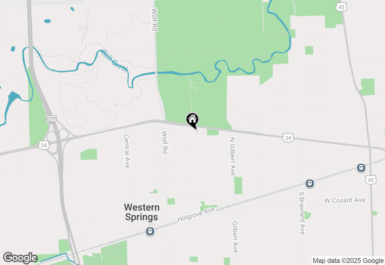 Map of 3831 Howard Avenue, Western Springs, IL 60558