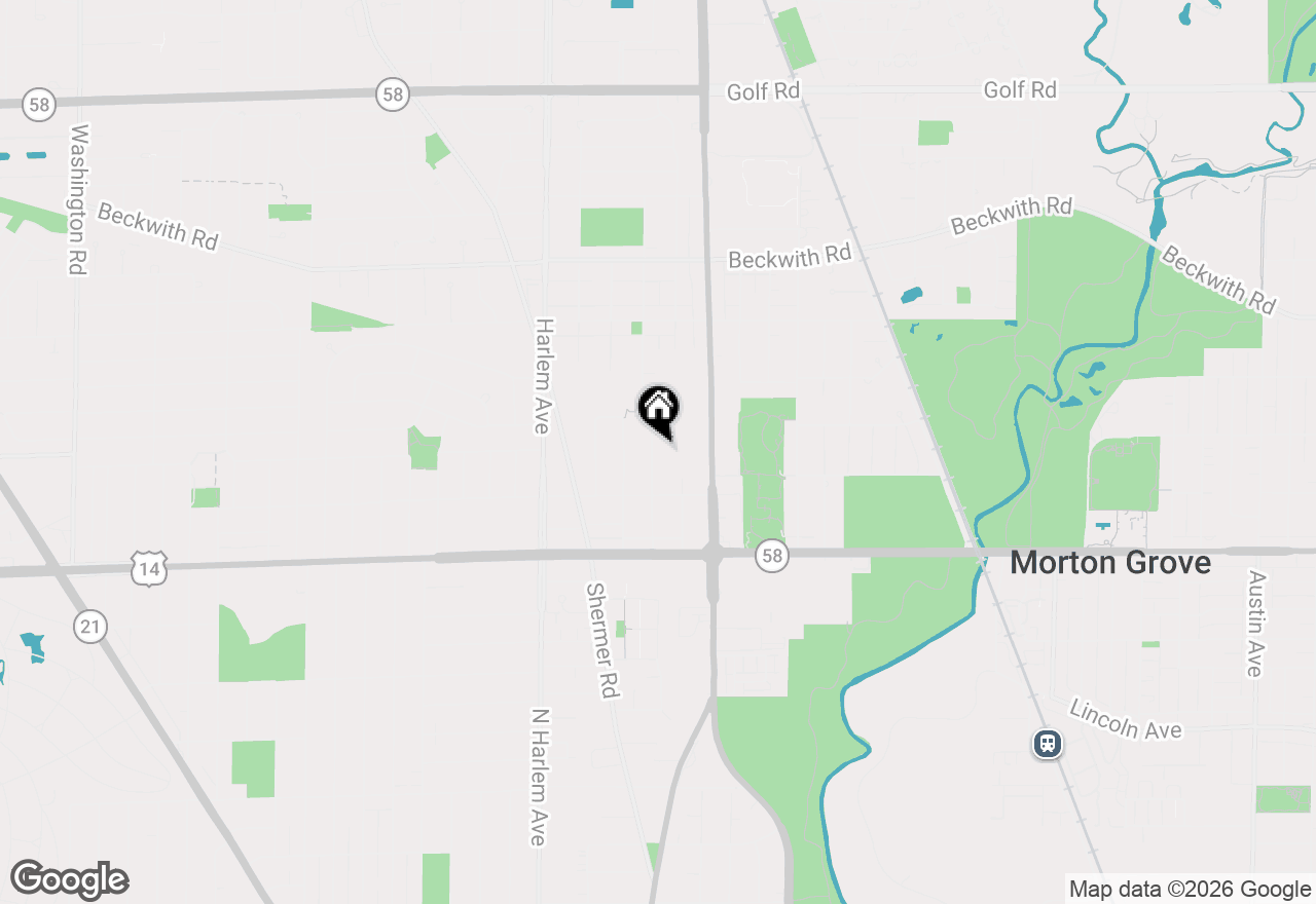 Map of 8929 National Avenue, Morton Grove, IL 60053