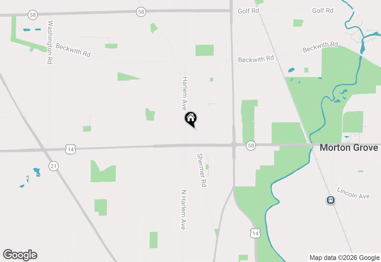 Map of 7145 Greenwood Street, Morton Grove, IL 60053