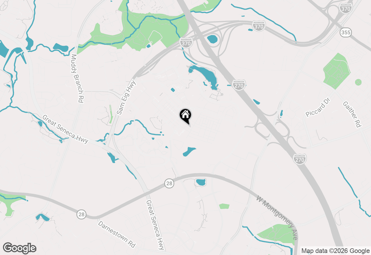 Map of 136 Bleeker Place, Gaithersburg, MD 20878