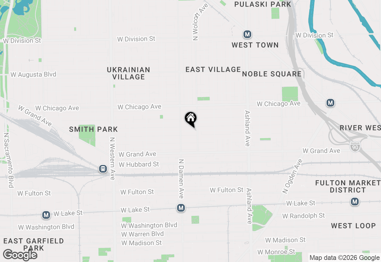 Map of 1940 W Erie, Chicago, IL 60622