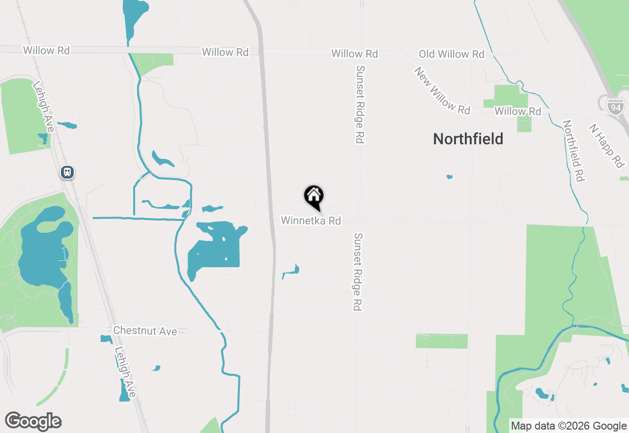 Map of 1 Regent Wood Road, Northfield, IL 60093