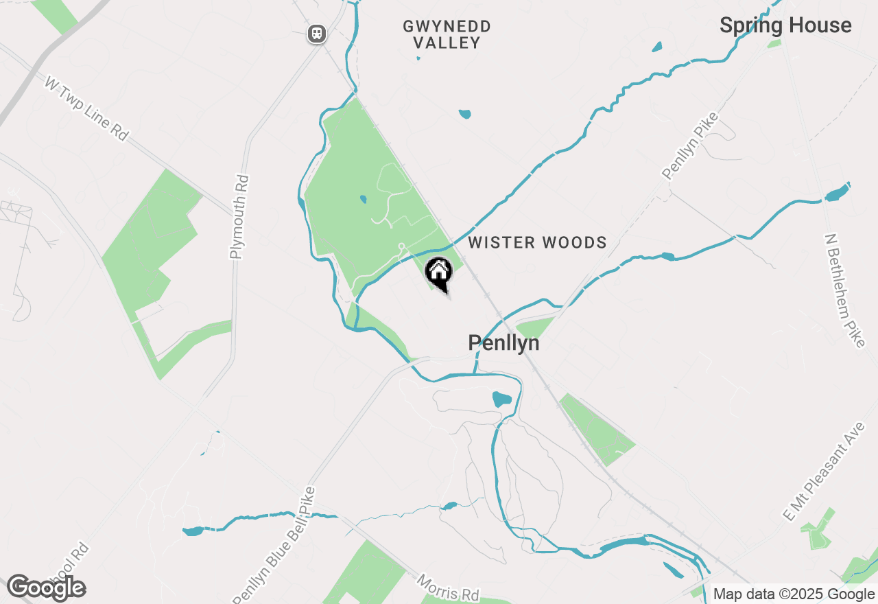 Map of 374 Gwynedd Avenue, Penllyn, PA 19422