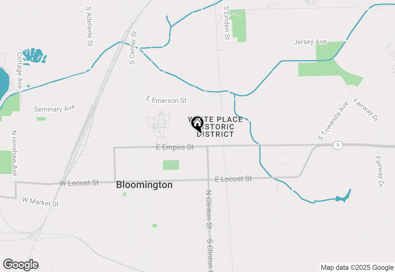 Map of 1201 Fell Avenue, Bloomington, IL 61701