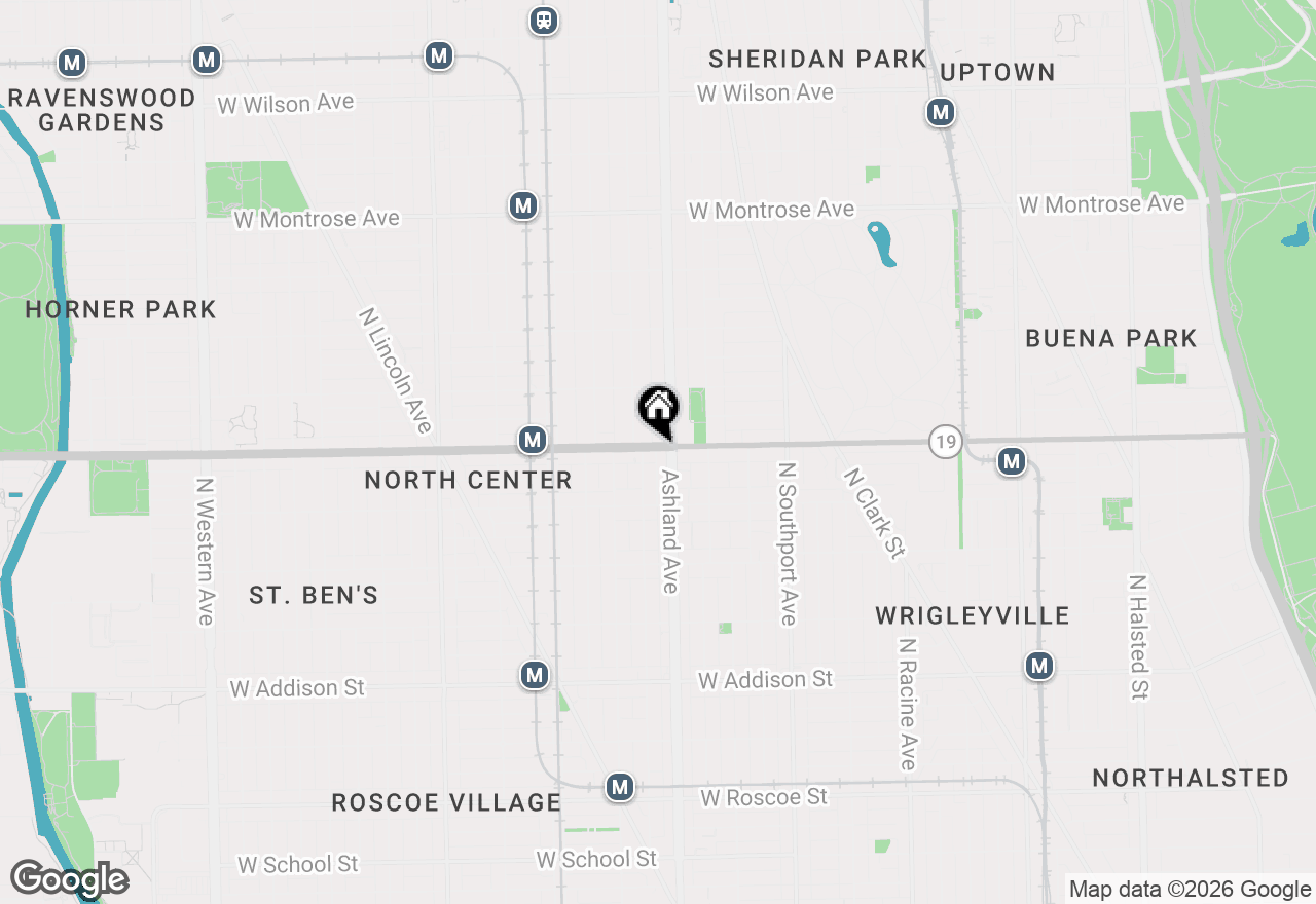 Map of 1615 W Irving Park Road #3N, Chicago, IL 60613