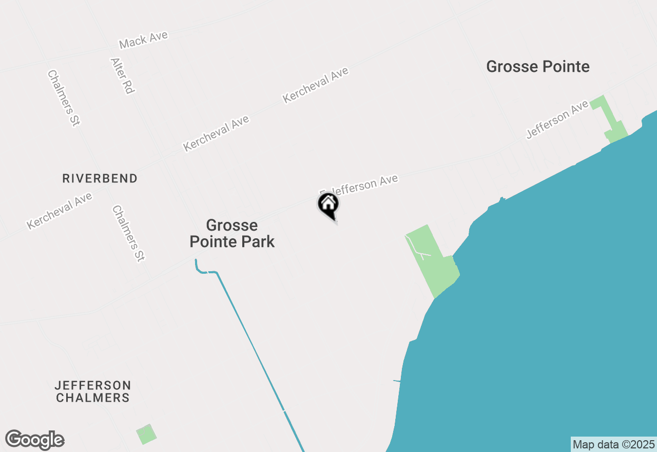 Map of 921 Berkshire Road, Grosse Pointe Park, MI 48230