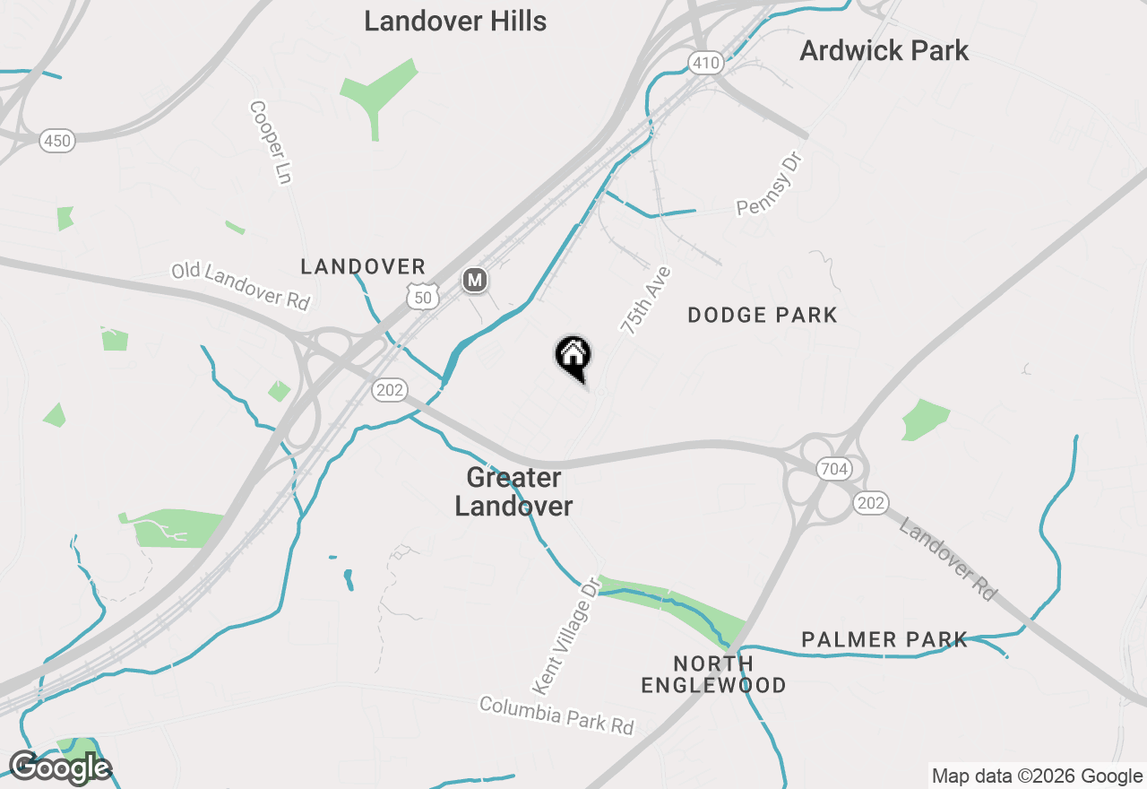 Map of 7204 Clagett Drive, Hyattsville, MD 20785