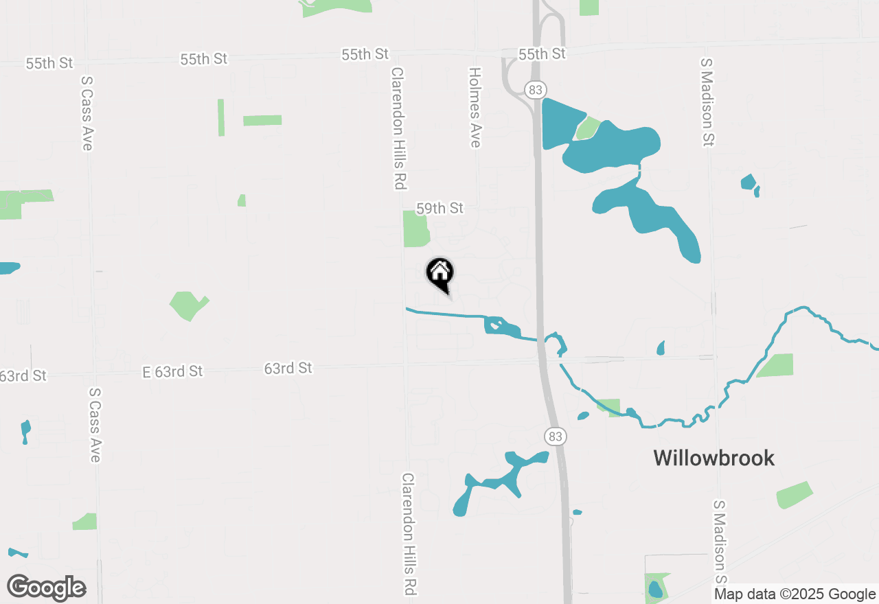 Map of 6178 Knoll Lane Court #307, Willowbrook, IL 60527