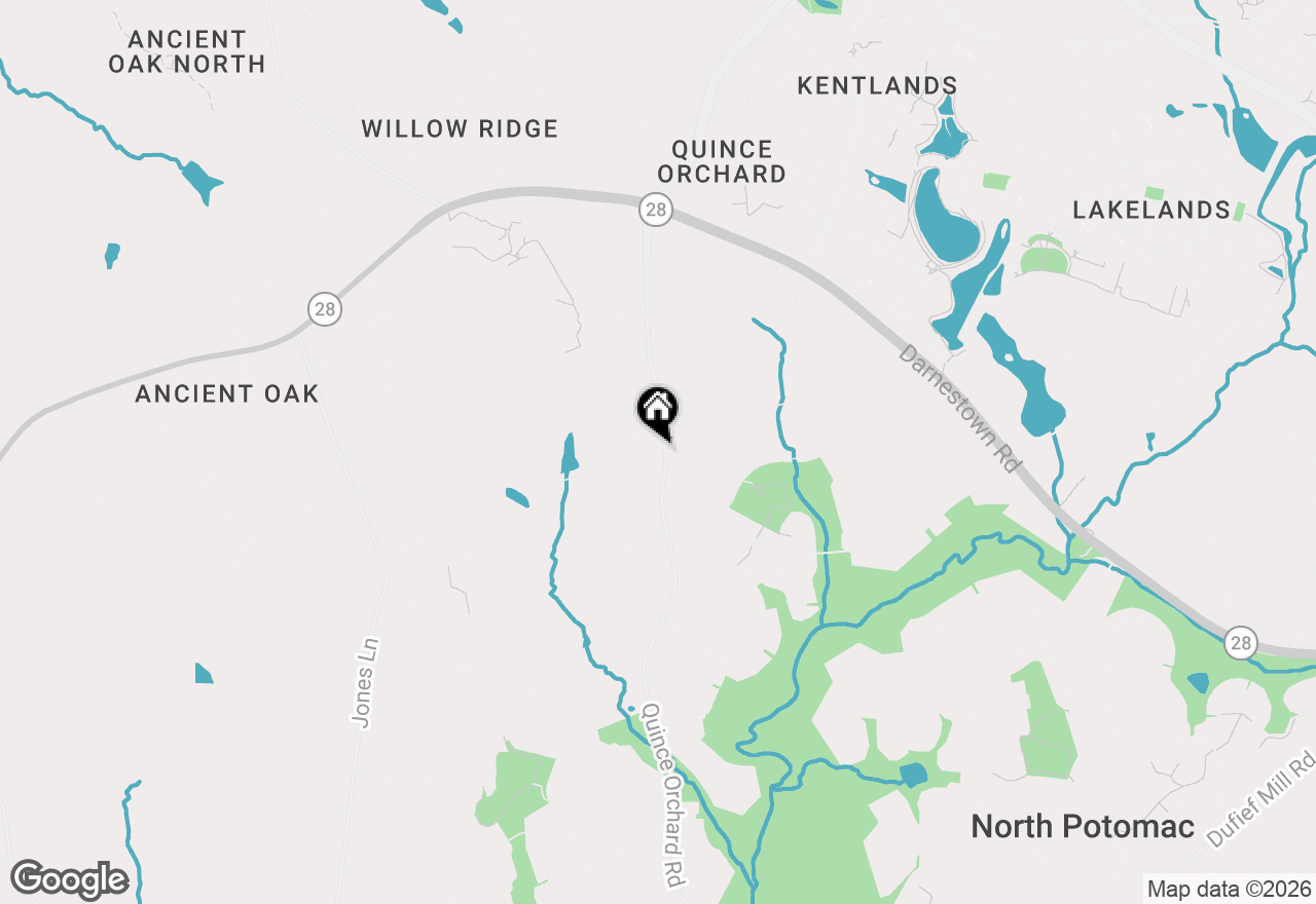 Map of 15500 Quince Orchard Road, Gaithersburg, MD 20878