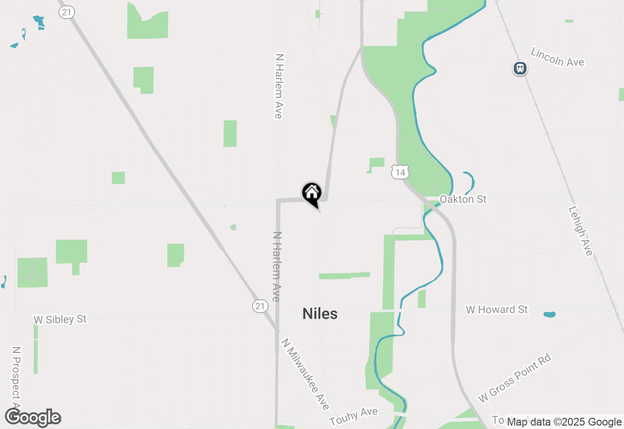 Map of 7933 N Neva Avenue, Niles, IL 60714