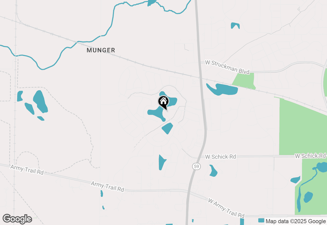 Map of 1252 Appaloosa Way, Bartlett, IL 60103