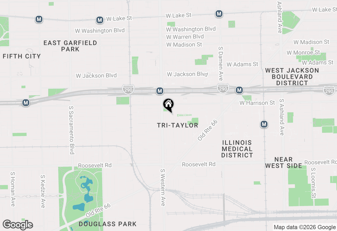 Map of 716 S Claremont Avenue, Chicago, IL 60612