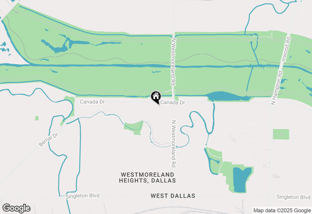 Map of 4118 Furey Street, Dallas, TX 75212