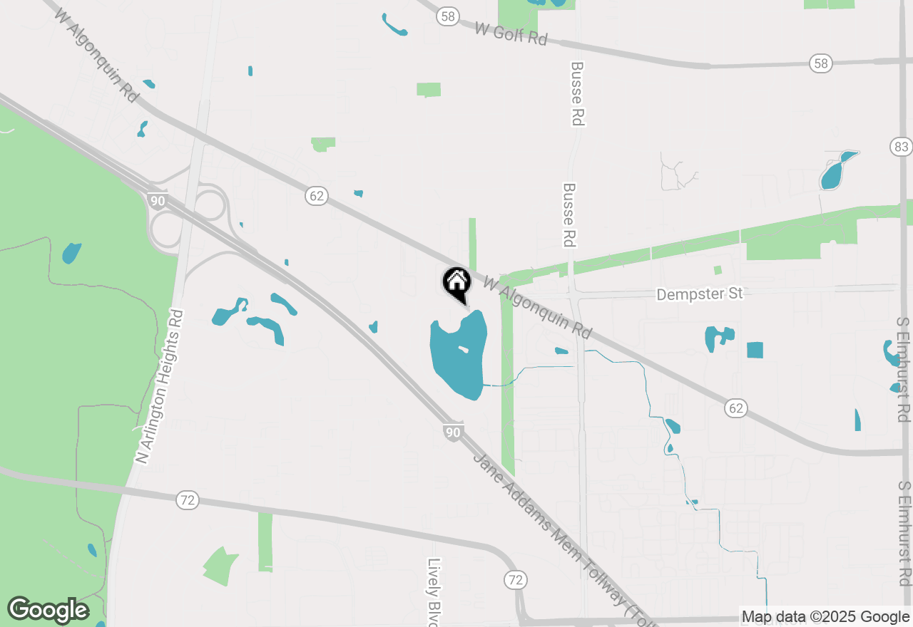 Map of 2800 S Briarwood Drive W, Arlington Heights, IL 60005