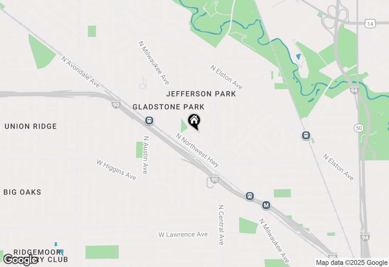 Map of 5353 N Magnet Avenue #1, Chicago, IL 60630