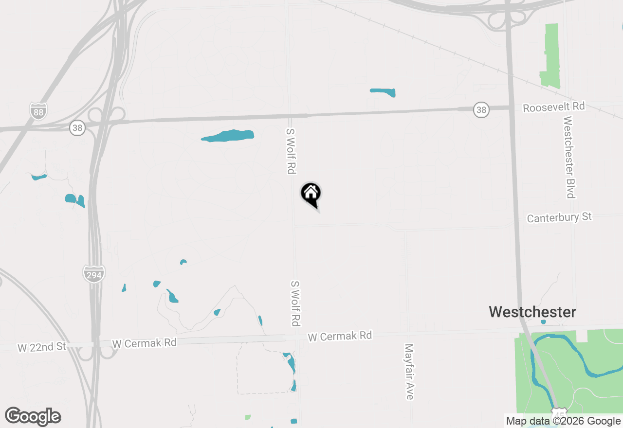 Map of 1531 Heidorn Avenue, Westchester, IL 60154