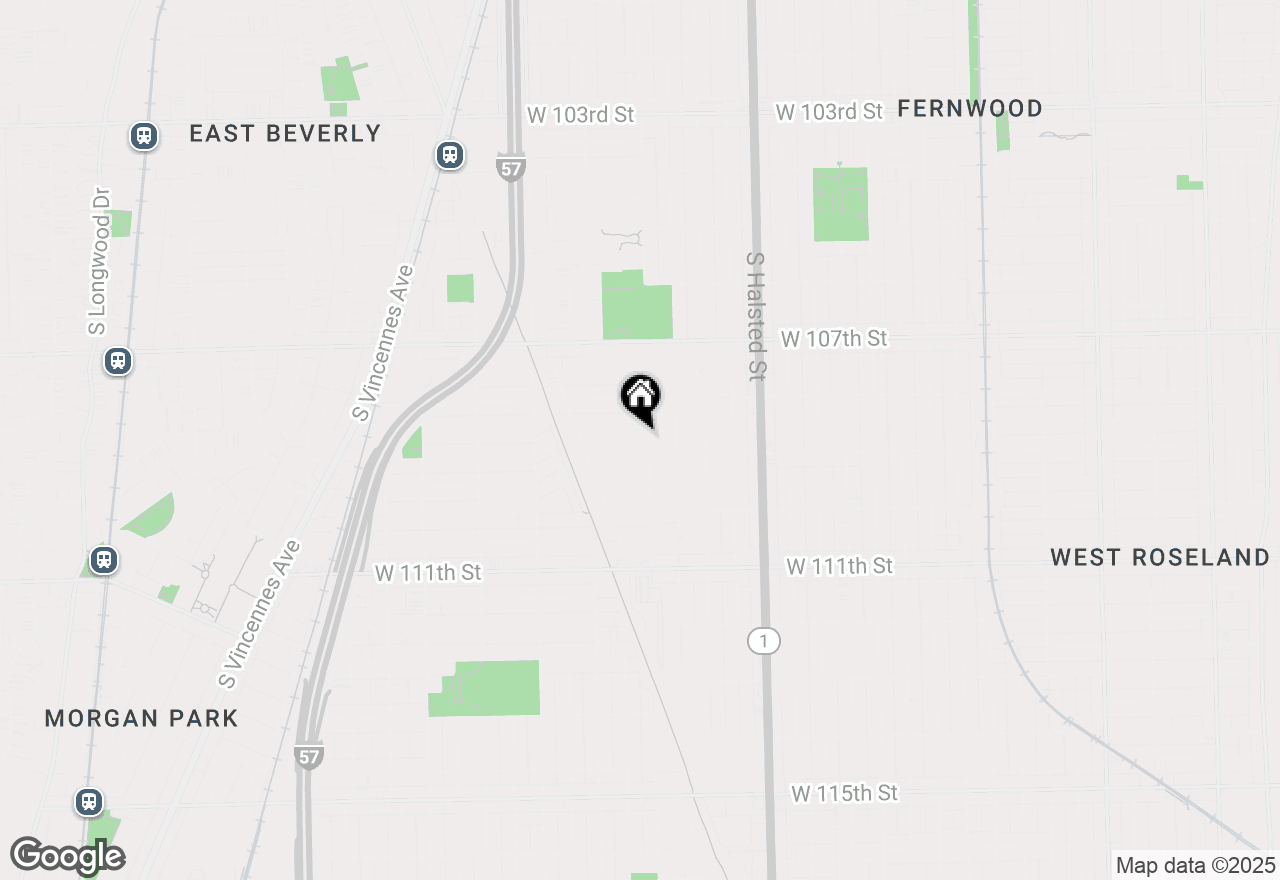 Map of 10844 S Morgan Street, Chicago, IL 60643