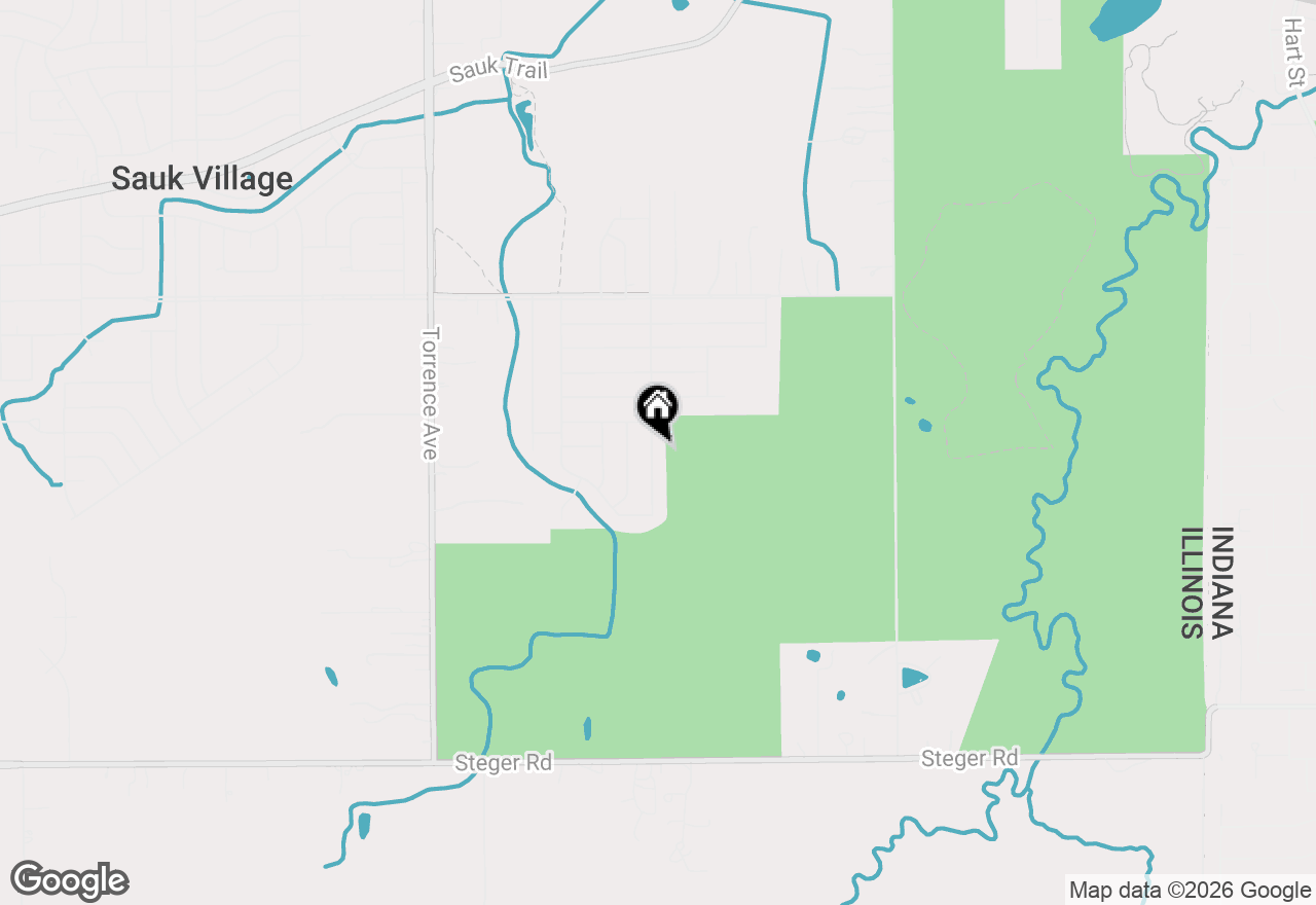 Map of 22615 Brookwood Drive, Sauk Village, IL 60411