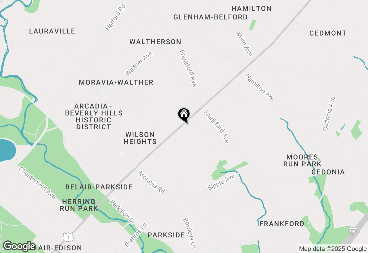 Map of 5019 Belair Road, Baltimore, MD 21206