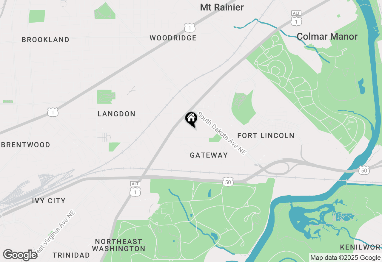 Map of 3012 Channing Street Ne, Washington, DC 20018