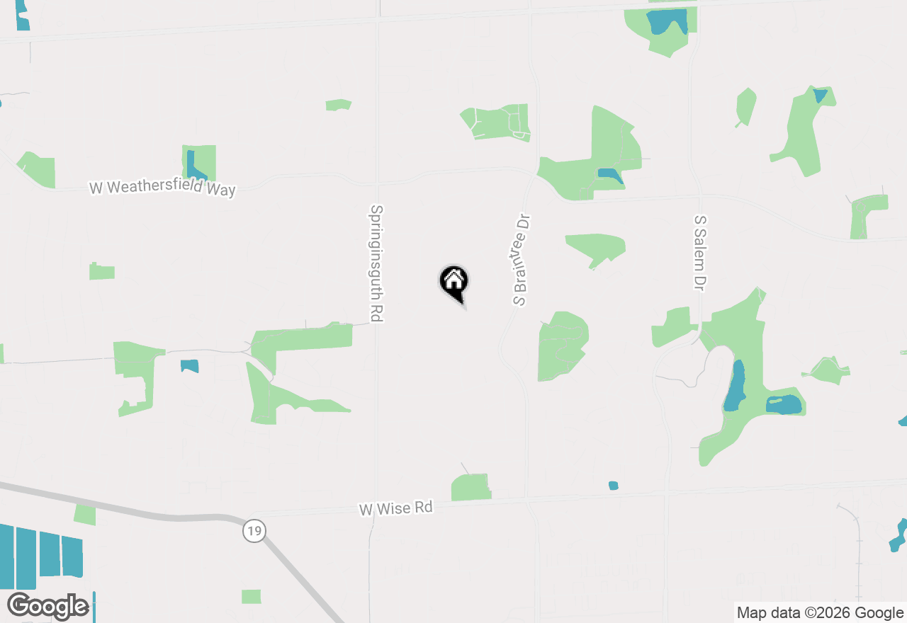Map of 1403 Hampton Lane, Schaumburg, IL 60193