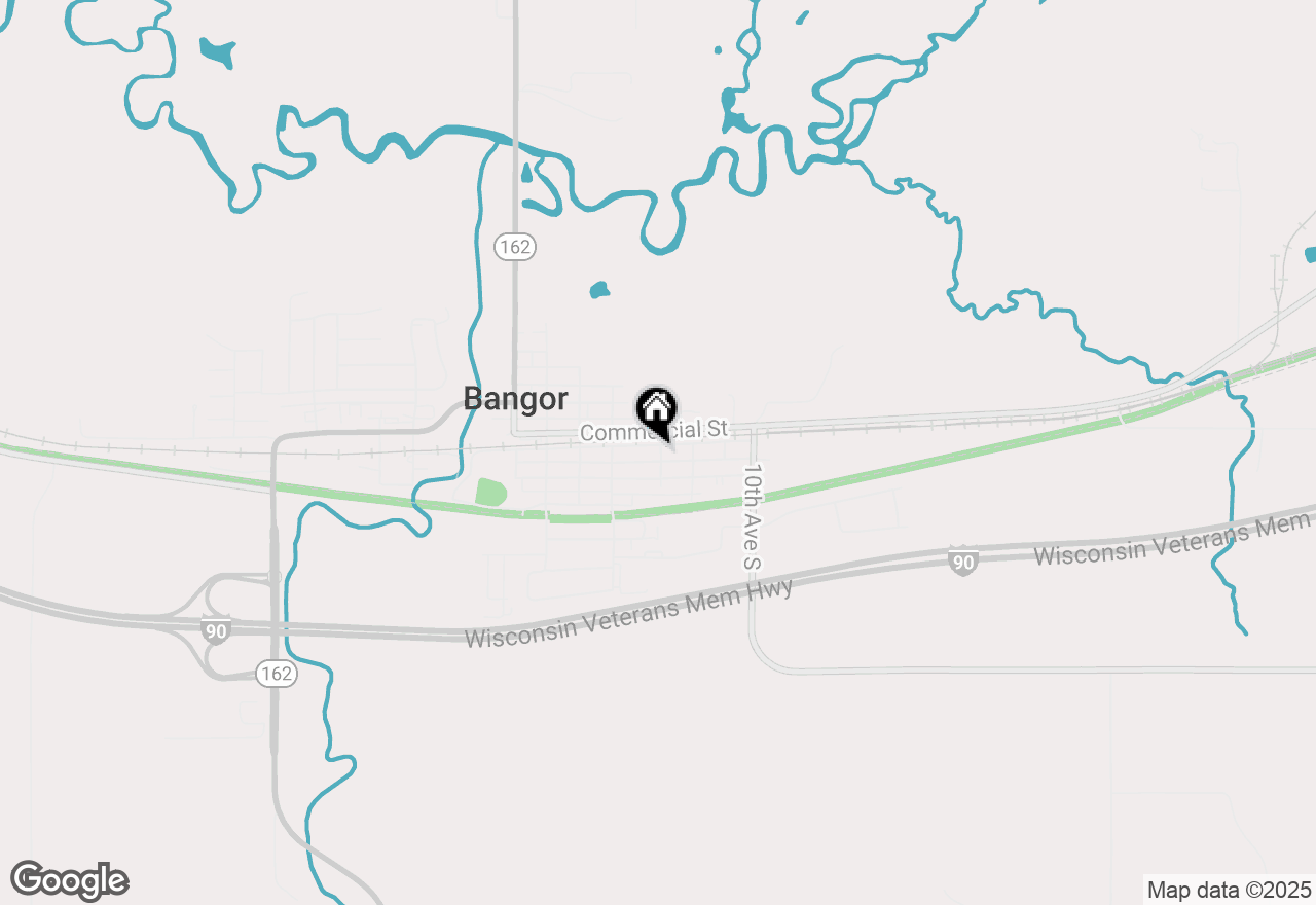 Map of 1303 Bangor St, Bangor, WI 54614